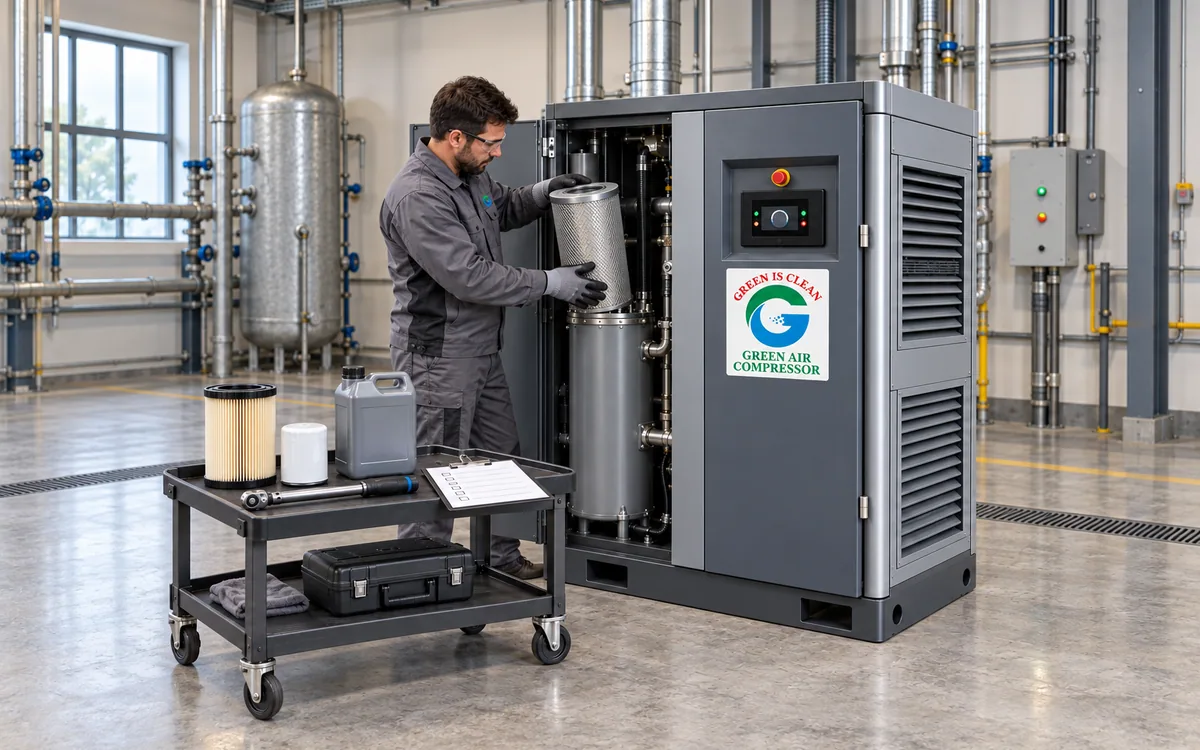 Air compressor maintenance