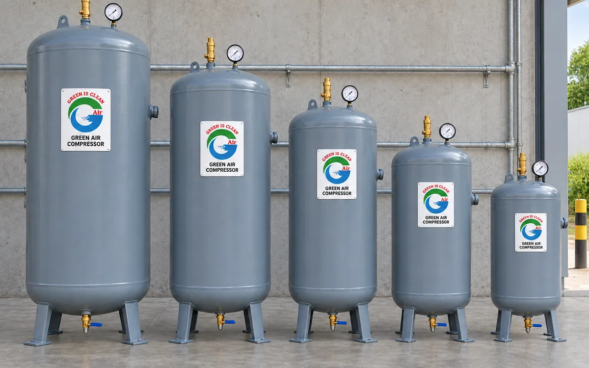 Air receivers and tanks