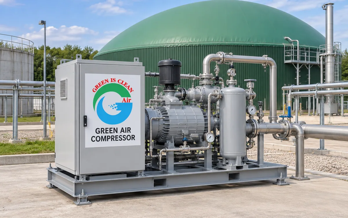 Biogas compressors