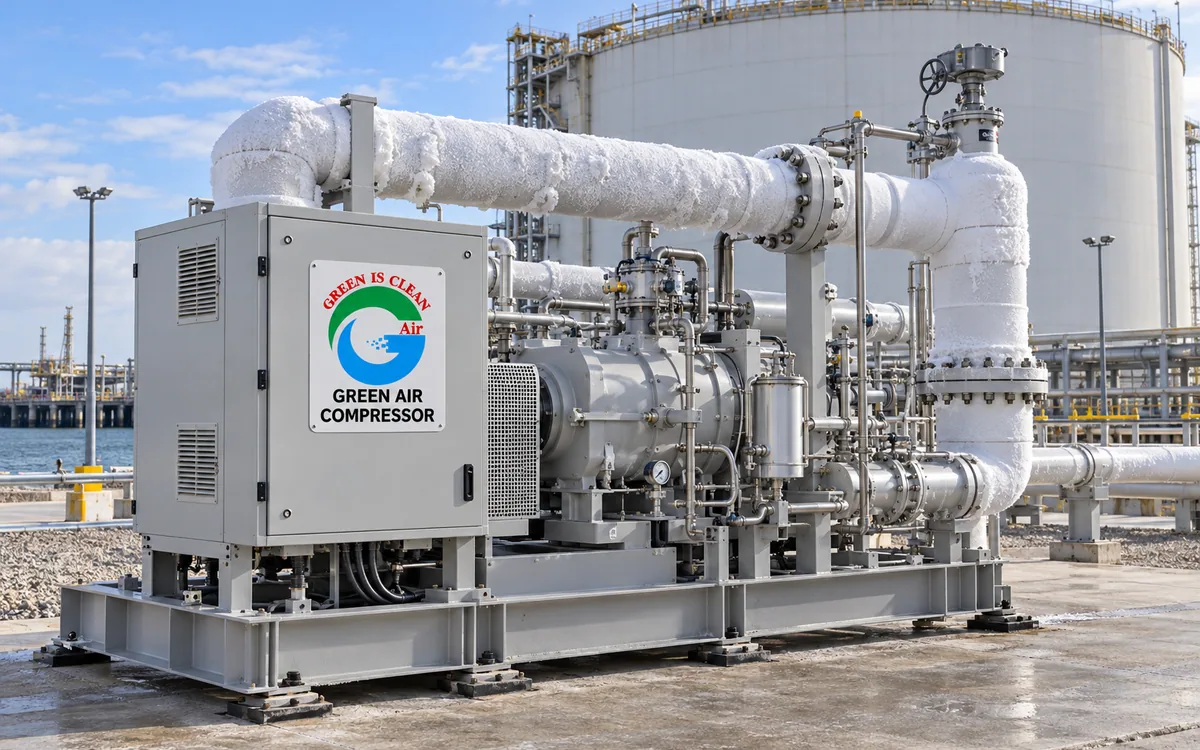 Boil off gas compressors
