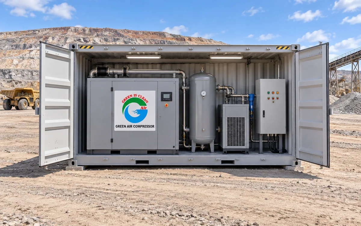 Containerised air compressors