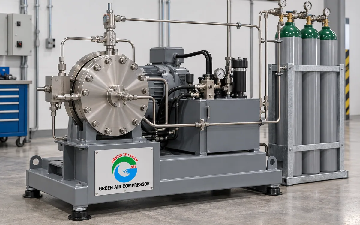 Diaphragm compressors