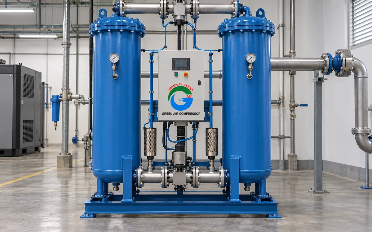Heatless adsorption dryers