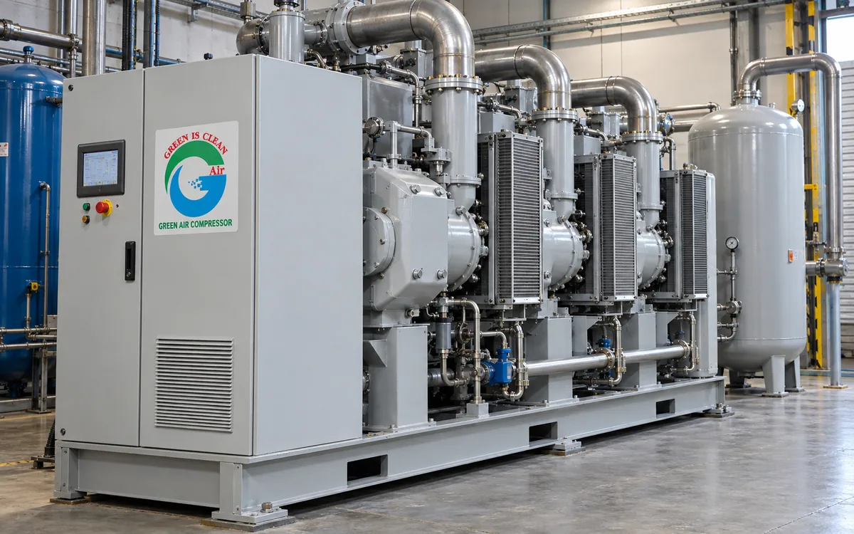 High pressure screw compressors