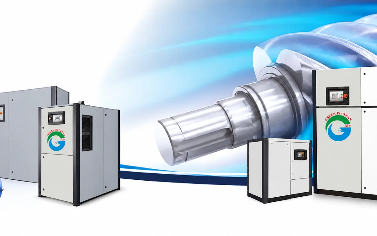 How a rotary screw compressor works