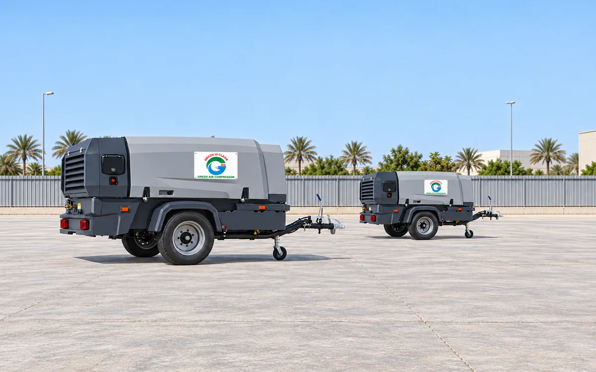 Mobile air compressors