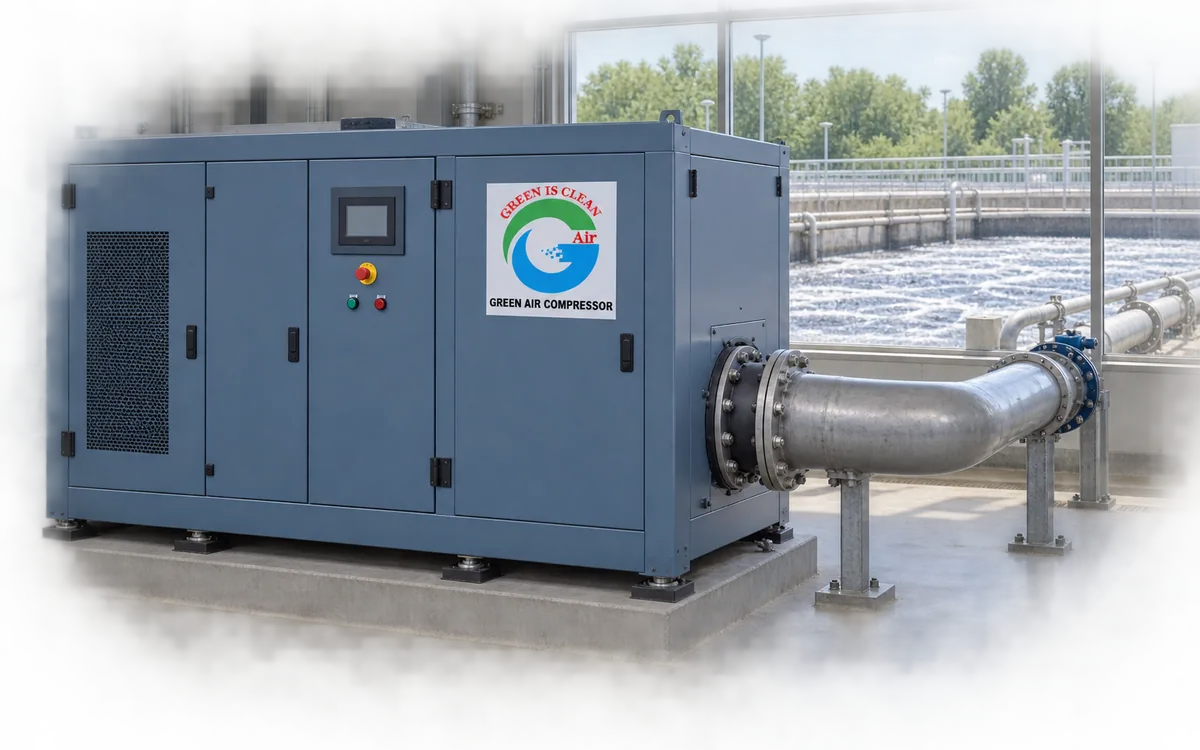 Oil free screw blowers