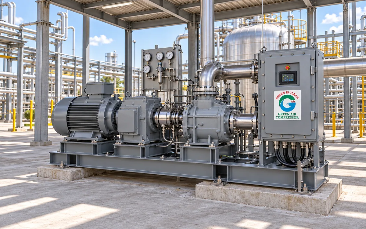 Process gas screw compressors